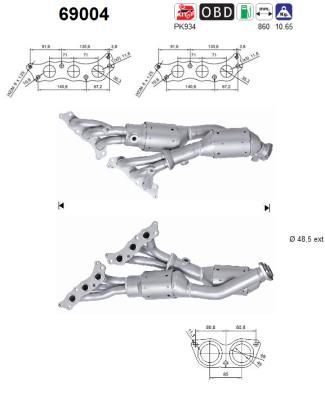Katalizatoriaus keitiklis AS 69004