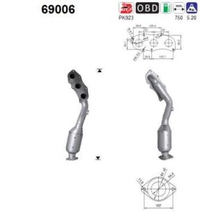 Katalizatoriaus keitiklis AS 69006