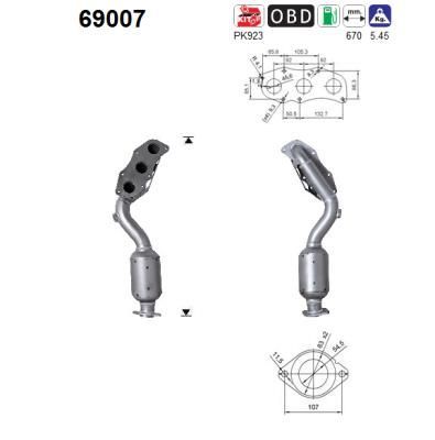 Katalizatoriaus keitiklis AS 69007