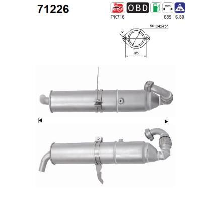Katalizatoriaus keitiklis AS 71226