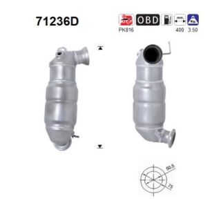 Katalizatoriaus keitiklis AS 71236D