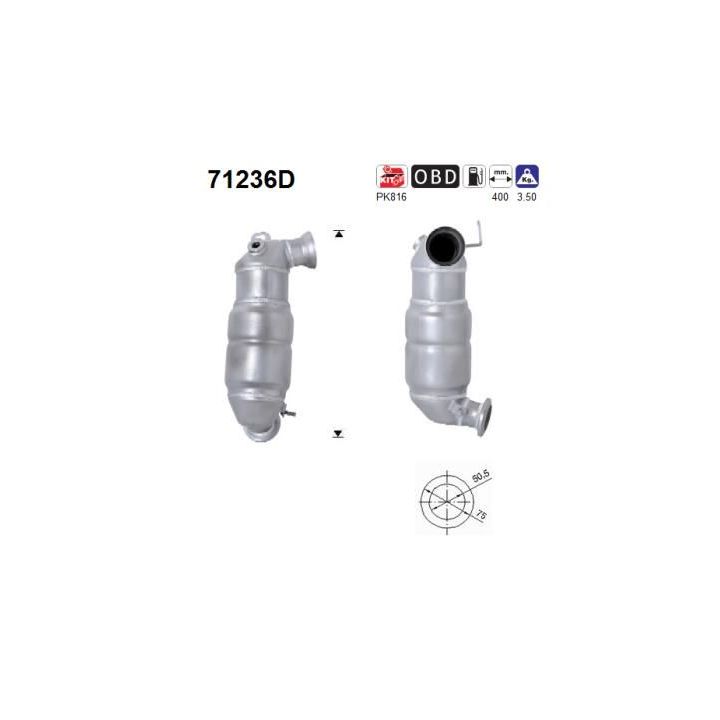 Katalizatoriaus keitiklis AS 71236D