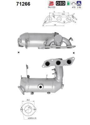 Katalizatoriaus keitiklis AS 71266