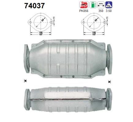 Katalizatoriaus keitiklis AS 74037