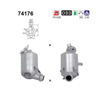 Katalizatoriaus keitiklis AS 74176