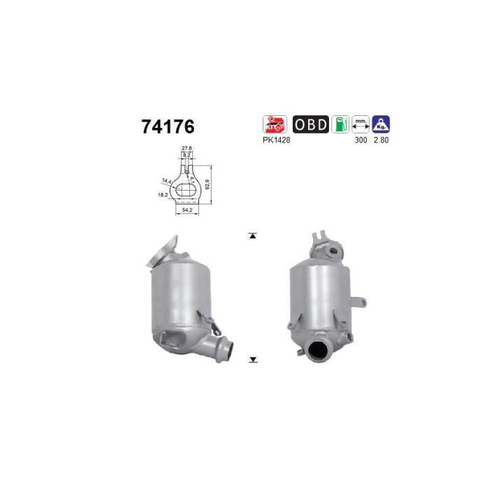 Katalizatoriaus keitiklis AS 74176