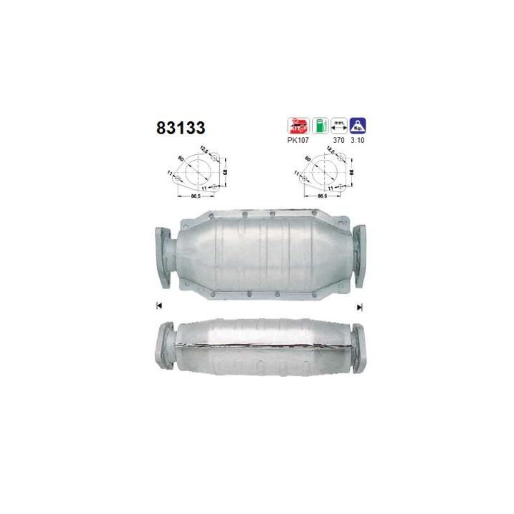 Katalizatoriaus keitiklis AS 83133