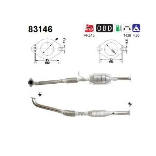 Katalizatoriaus keitiklis AS 83146