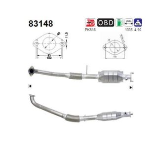 Katalizatoriaus keitiklis AS 83148