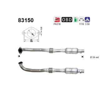 Katalizatoriaus keitiklis AS 83150