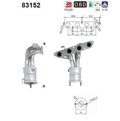 Katalizatoriaus keitiklis AS 83152