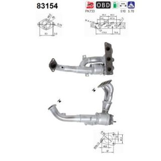 Katalizatoriaus keitiklis AS 83154