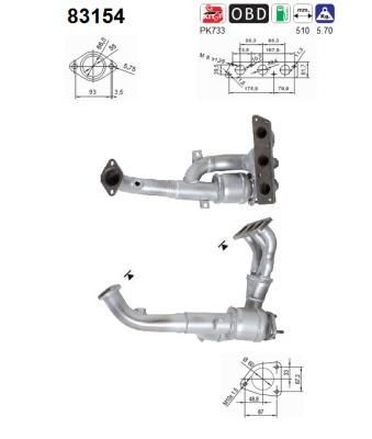 Katalizatoriaus keitiklis AS 83154