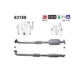 Katalizatoriaus keitiklis AS 83159