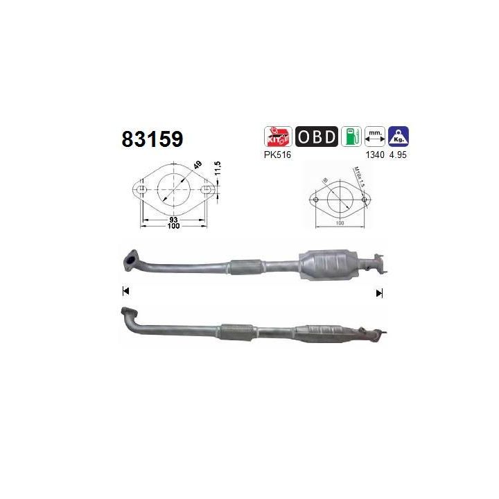 Katalizatoriaus keitiklis AS 83159