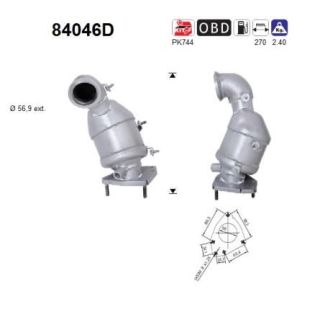 Katalizatoriaus keitiklis AS 84046D