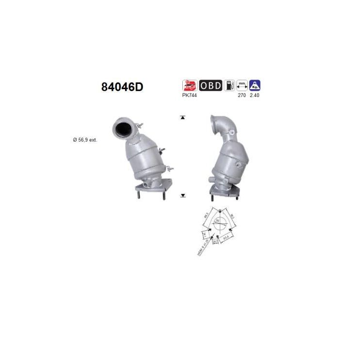 Katalizatoriaus keitiklis AS 84046D