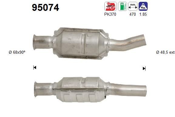 Katalizatoriaus keitiklis AS 95074