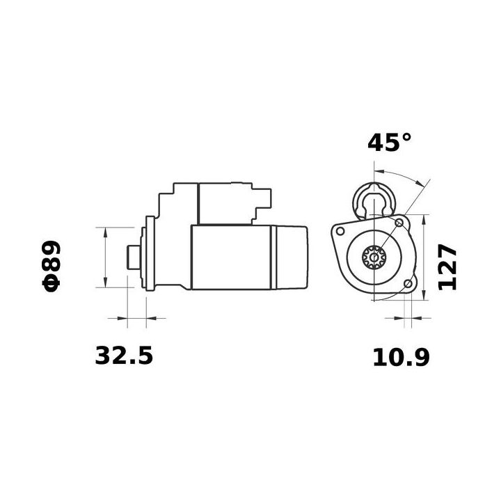 Starteris MAHLE MS 1