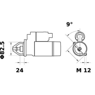 Starteris MAHLE MS 10