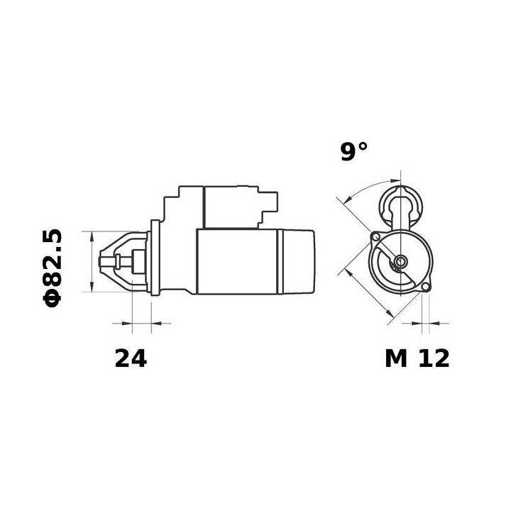 Starteris MAHLE MS 10