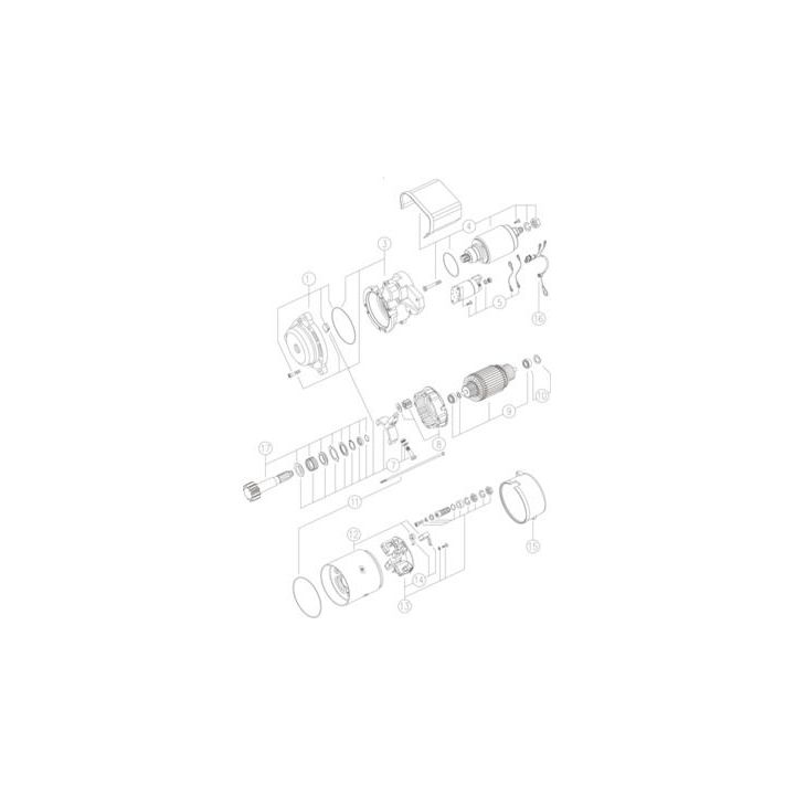 Starteris MAHLE MS 103