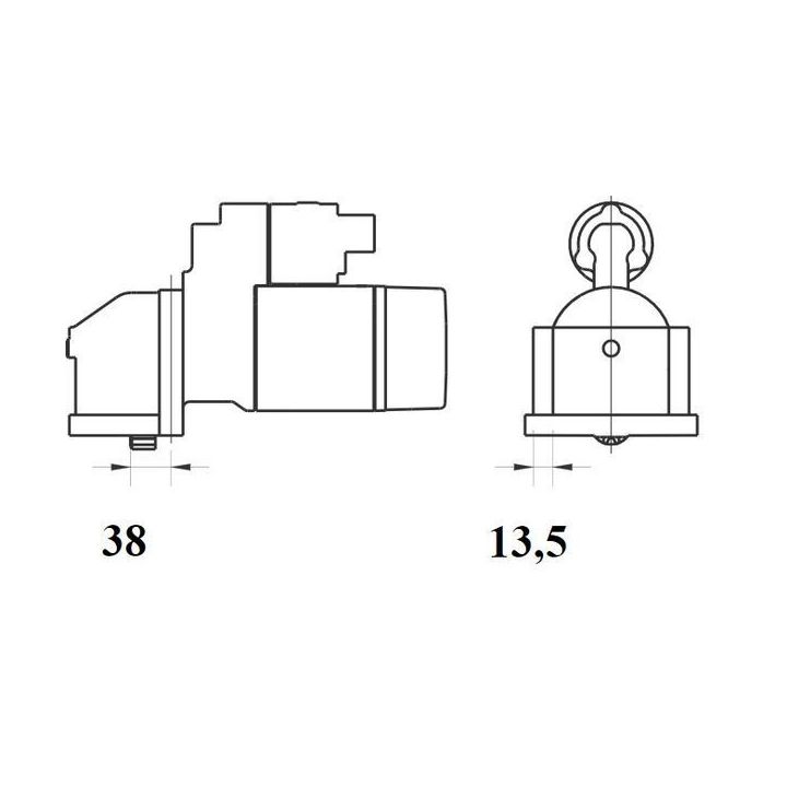 Starteris MAHLE MS 1080