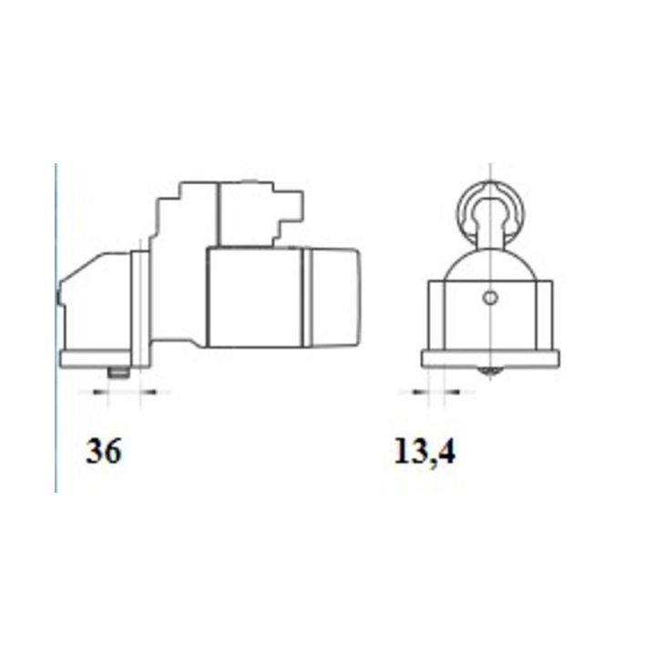Starteris MAHLE MS 1081
