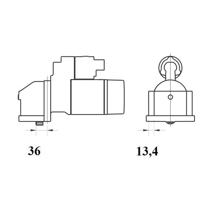 Starteris MAHLE MS 1082