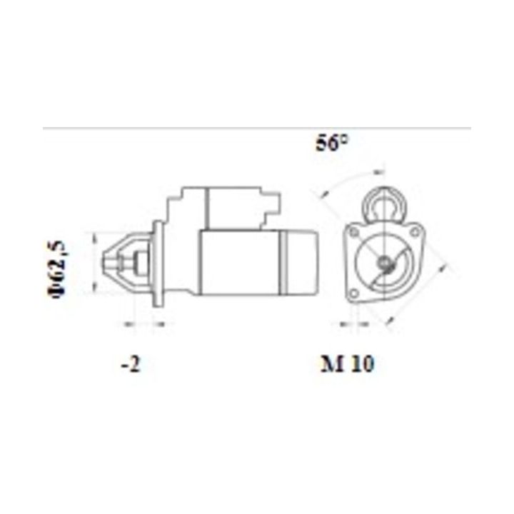 Starteris MAHLE MS 1089