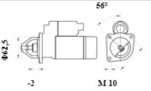 Starteris MAHLE MS 1089