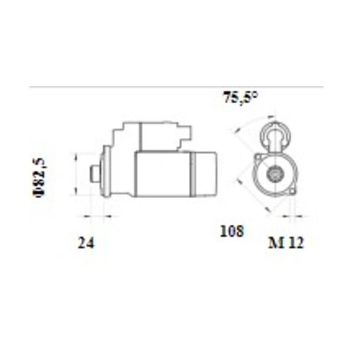 Starteris MAHLE MS 1091