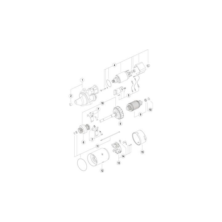 Starteris MAHLE MS 110