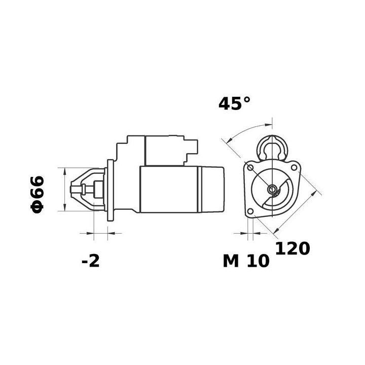 Starteris MAHLE MS 112