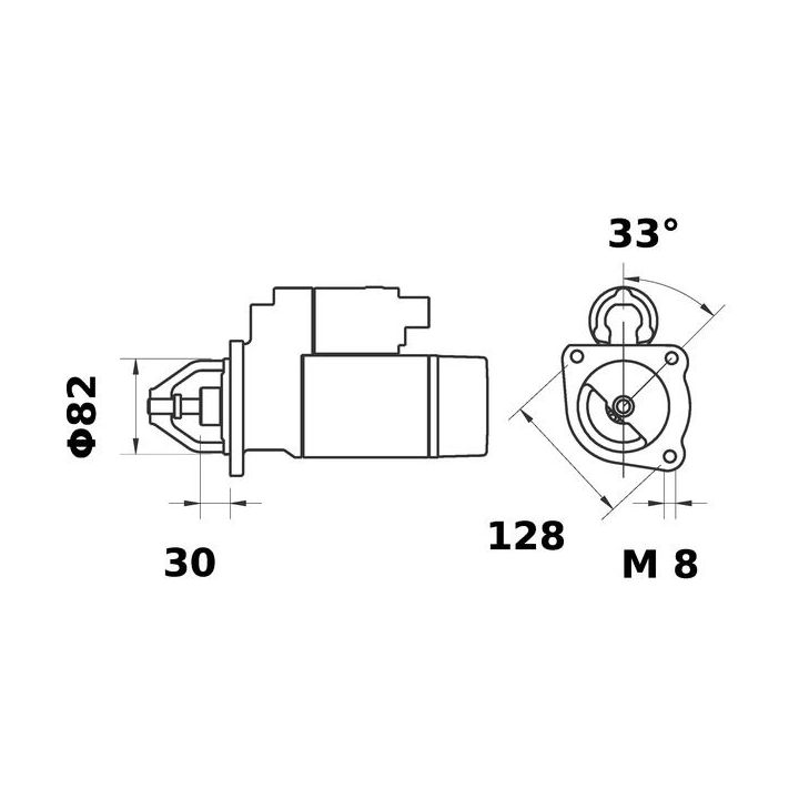 Starteris MAHLE MS 114