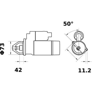 Starteris MAHLE MS 172