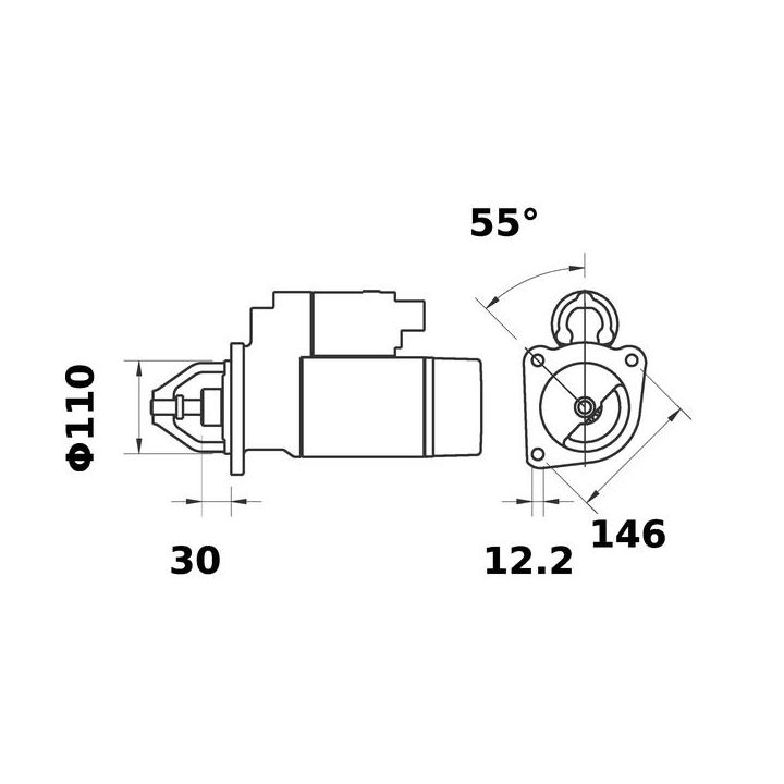 Starteris MAHLE MS 207