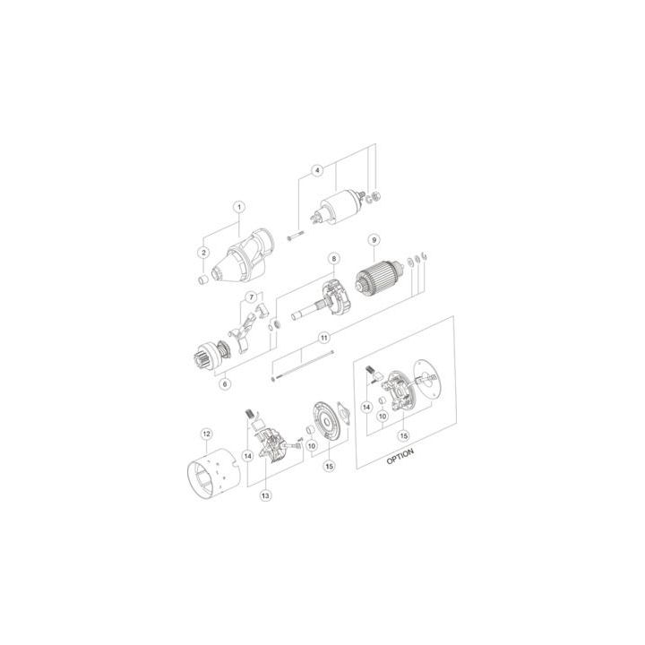 Starteris MAHLE MS 283