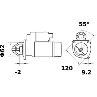 Starteris MAHLE MS 40