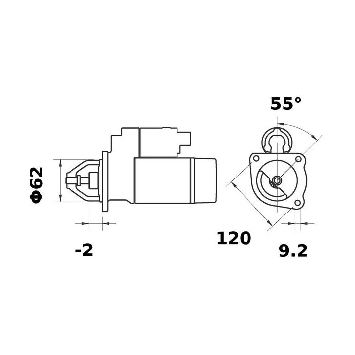 Starteris MAHLE MS 40