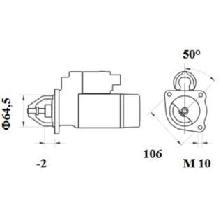 Starteris MAHLE MS 80
