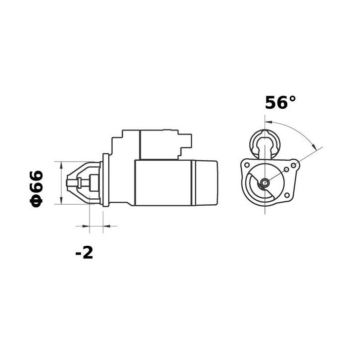 Starteris MAHLE MS 9