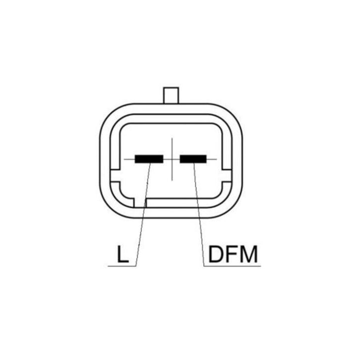 Kintamosios srovės generatorius MAHLE MG 1074