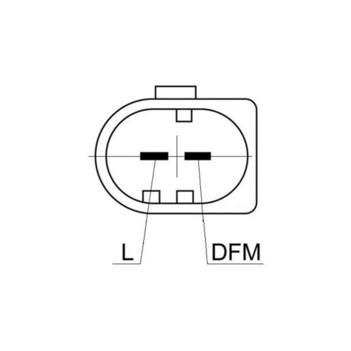 Kintamosios srovės generatorius MAHLE MG 1088