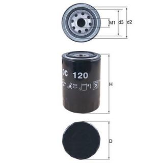 Alyvos filtras MAHLE OC 120