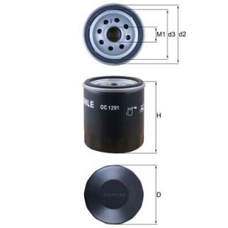 Alyvos filtras MAHLE OC 1291