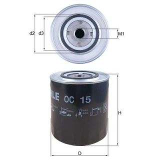 Alyvos filtras MAHLE OC 15