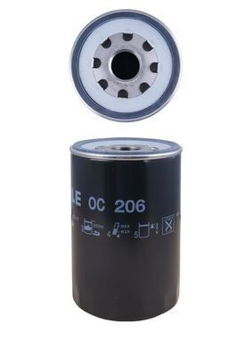 Alyvos filtras MAHLE OC 206