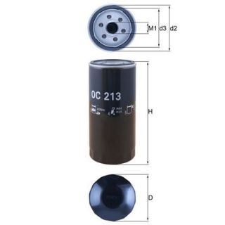 Alyvos filtras MAHLE OC 213