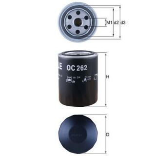 Alyvos filtras MAHLE OC 262
